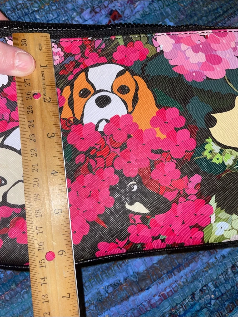 Marc Tetro Doggie Design Cosmetic Bag